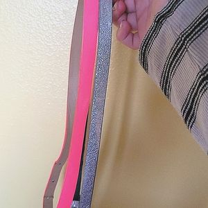 Hot pink and sparkly kids belt